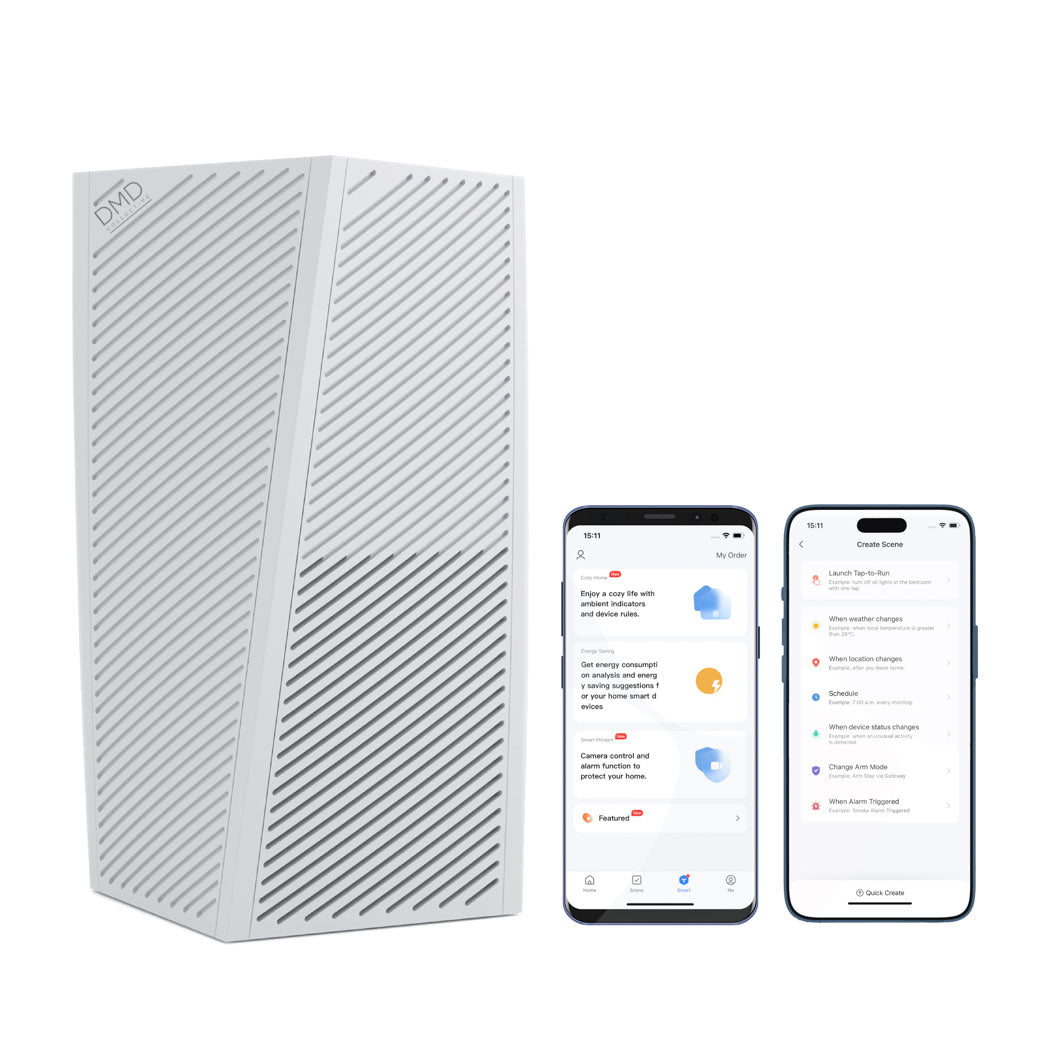 Smart Air Purifier with HEPA 13 Filter & LED Sensor