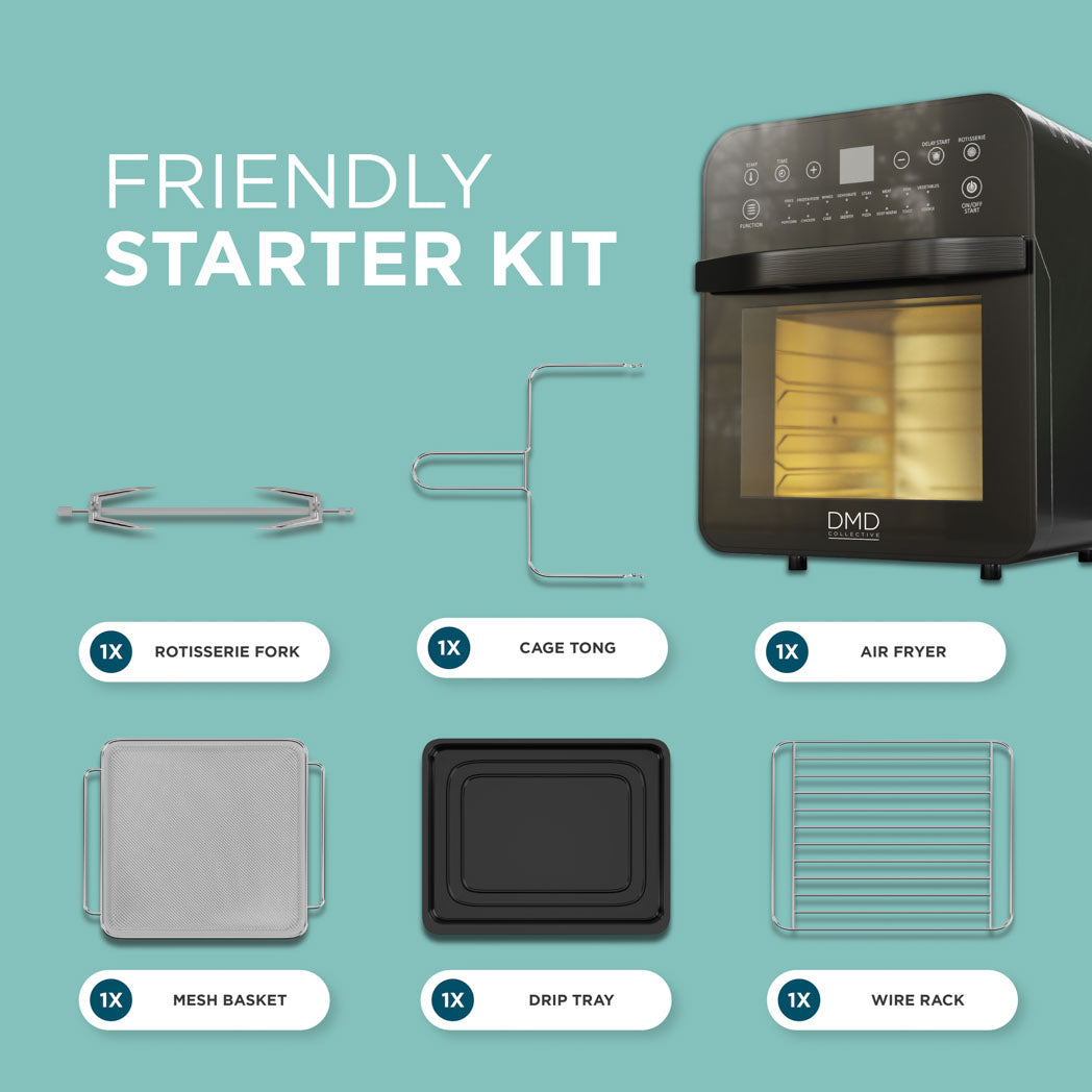 12L Air Fryer Oven – 16 Cooking Modes & Touchscreen
