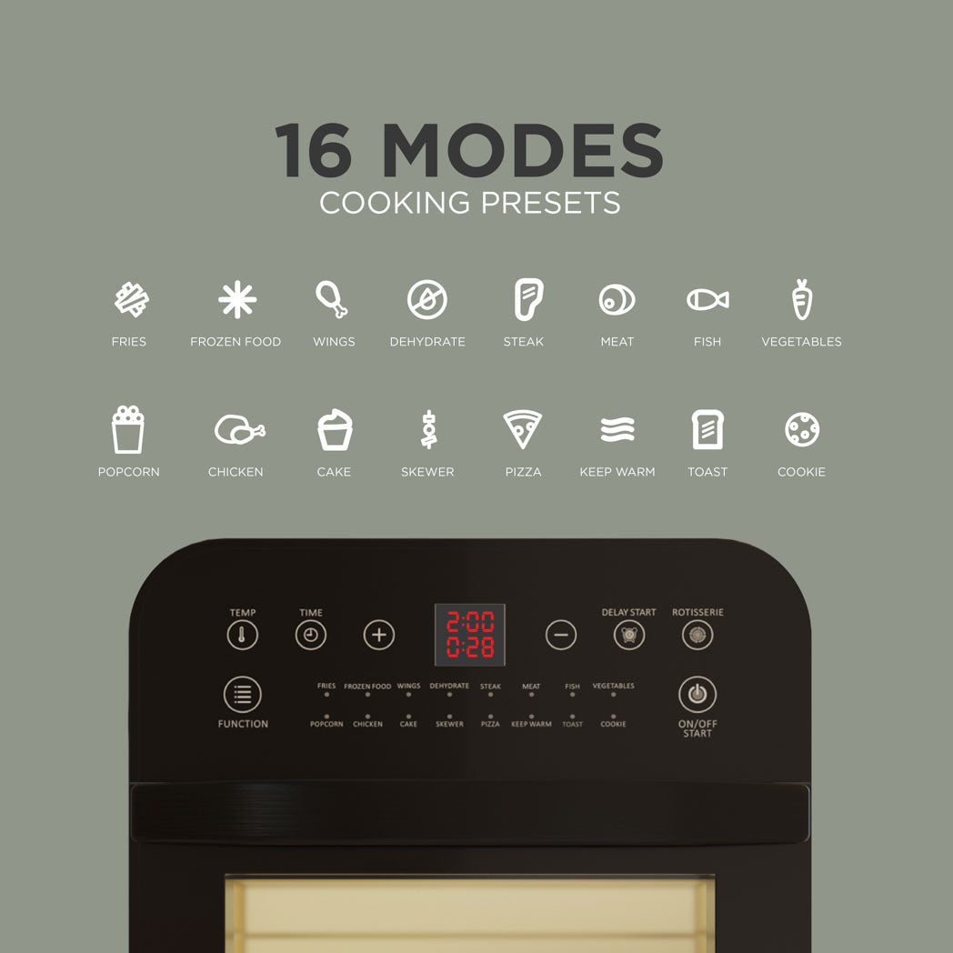 12L Air Fryer Oven – 16 Cooking Modes & Touchscreen