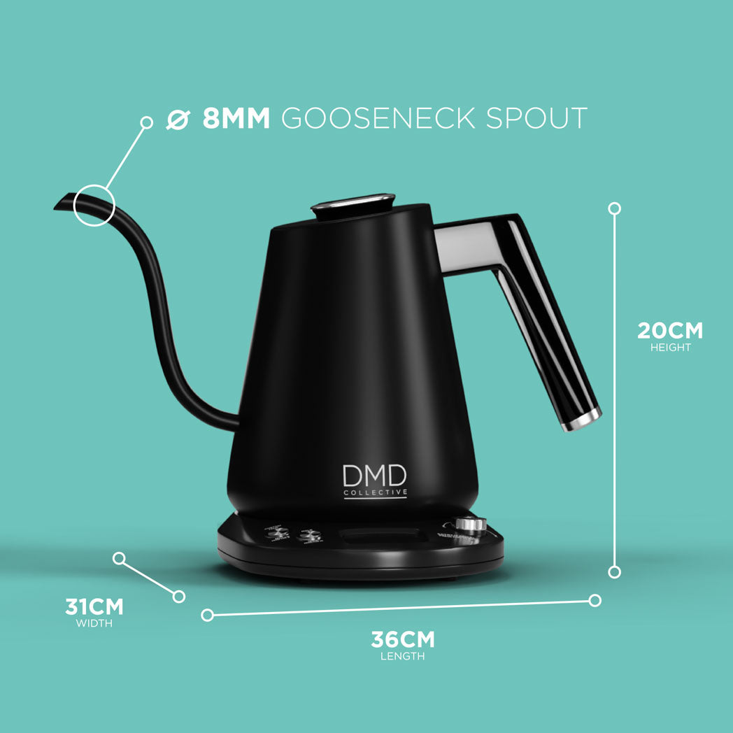 Gooseneck Kettle with Temperature Control 40–100°C