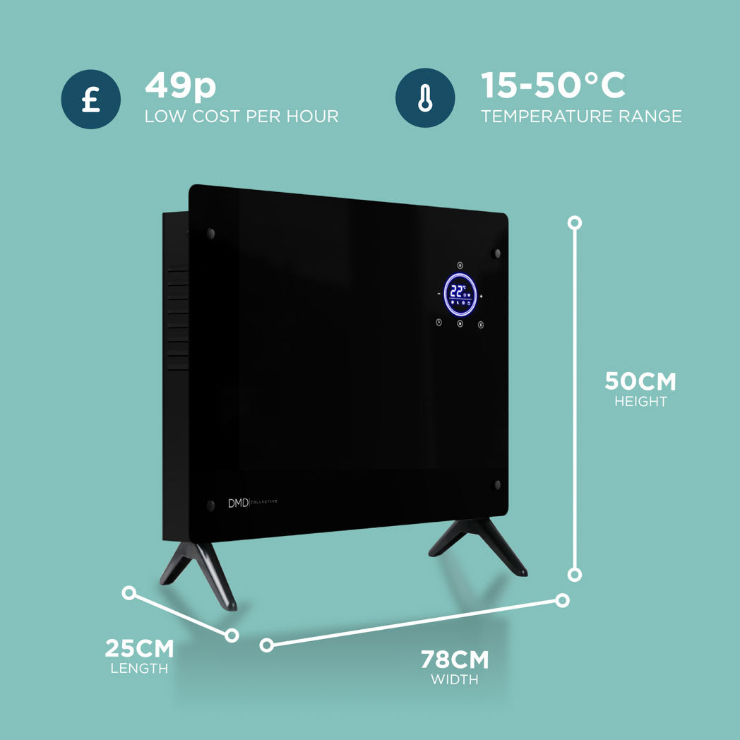 Smart Wi-Fi Glass Panel Heater