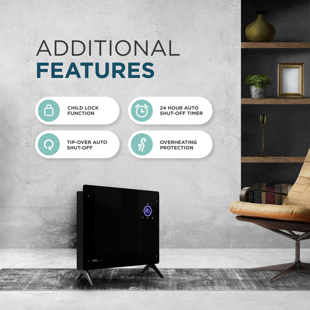 Smart Wi-Fi Glass Panel Heater