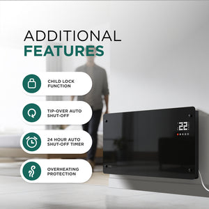 Smart Glass Panel Heater – Fast, Silent & Energy-Efficient