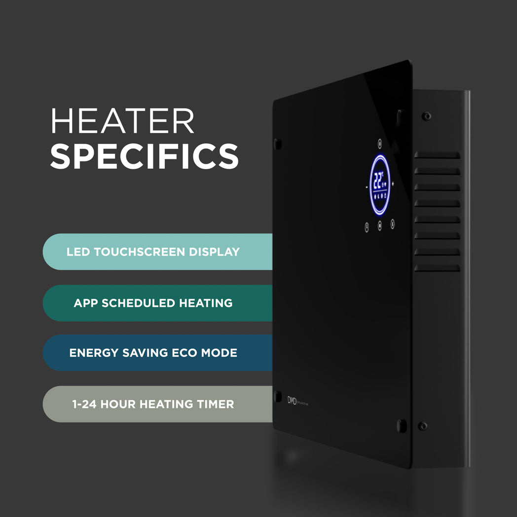 Smart Wi-Fi Glass Panel Heater