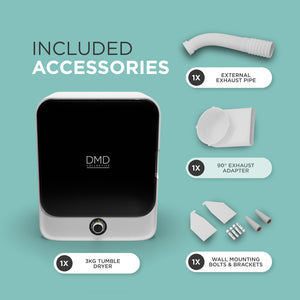 Mini Tumble Dryer - Vented, Anti-Wrinkle and Cool Air