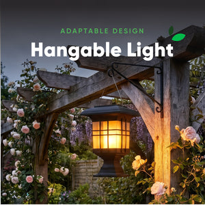 Solar Lantern – Triple Mount Flicker Flame LED Light