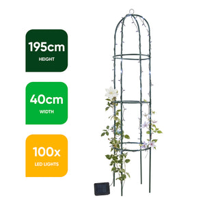 Solar Garden Trellis – 100 LED Light Up Trellis