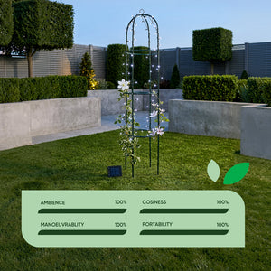 Solar Garden Trellis – 100 LED Light Up Trellis