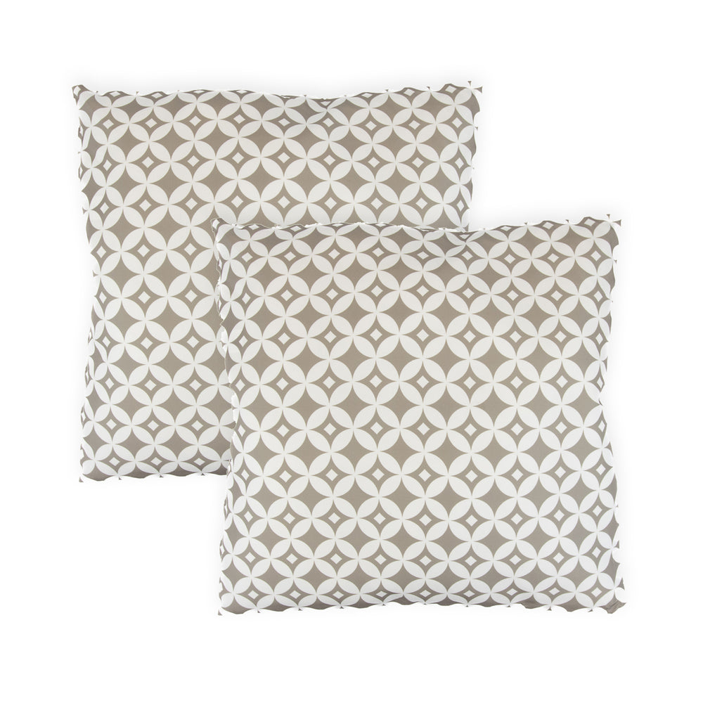 Pack of 2 Diamond Design Cushion Covers