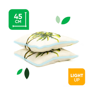Pack of 2 Light-Up Palm Cushion Covers