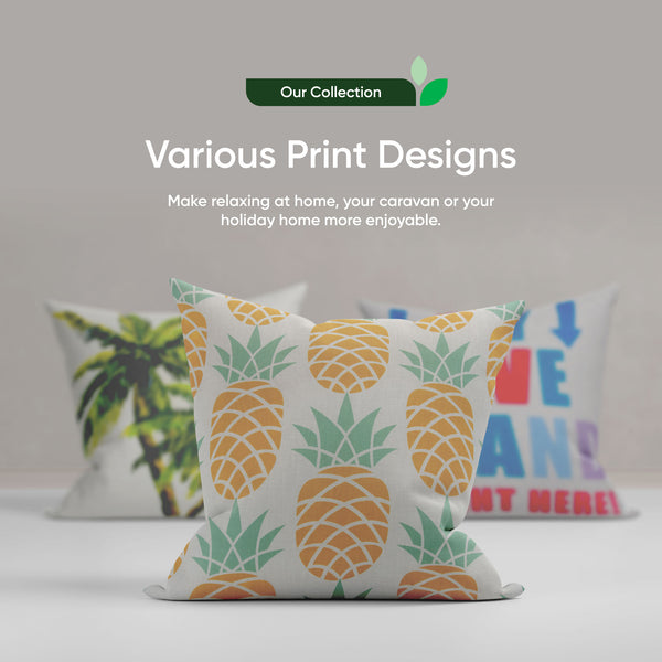 Pack of 2 Light-Up Pineapple Cushion Covers