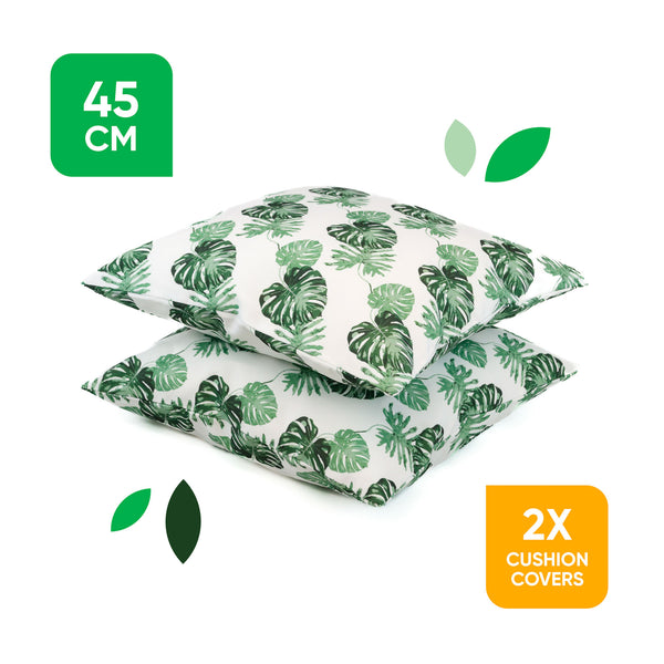 Pack of 2 Bali Leaf Cushion Covers