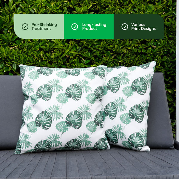 Pack of 2 Bali Leaf Cushion Covers