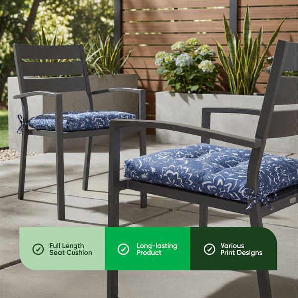 Pair of Outdoor Seat Pads – Hampton Design Chair Cushions