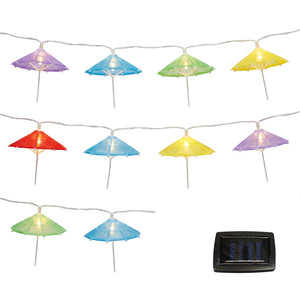 10-Piece Solar String Lights – 2m Cocktail Umbrella LED Lights