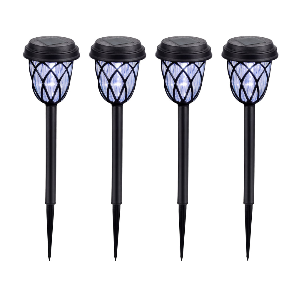 Pack of 4 Solar Stake Lights – Pathway LED Lights