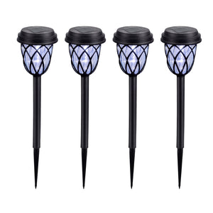 Pack of 4 Solar Stake Lights – Pathway LED Lights