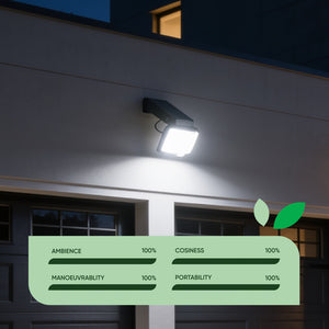 Solar Security Light – Swivel Motion Sensor LED Floodlight