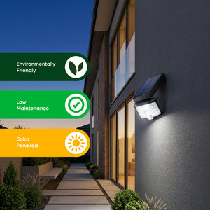 Solar Security Light – Swivel Motion Sensor LED Floodlight