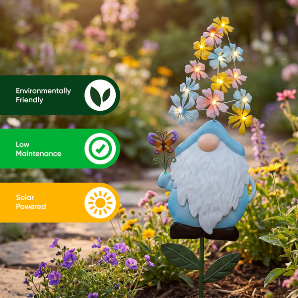 Solar Stake Light – Blue Gonk LED Garden Light