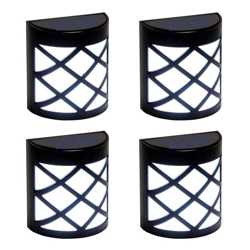 Pack of 4 Solar Fence Lights – Deck, Fence & Wall LED Lights