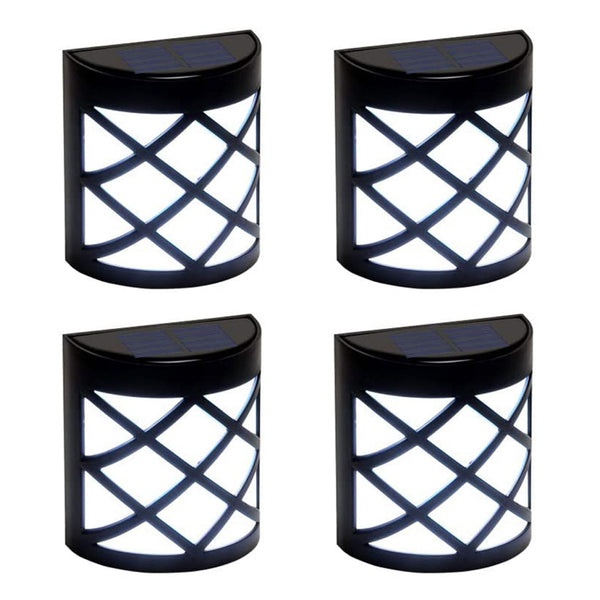 Pack of 4 Solar Fence Lights – Deck, Fence & Wall LED Lights