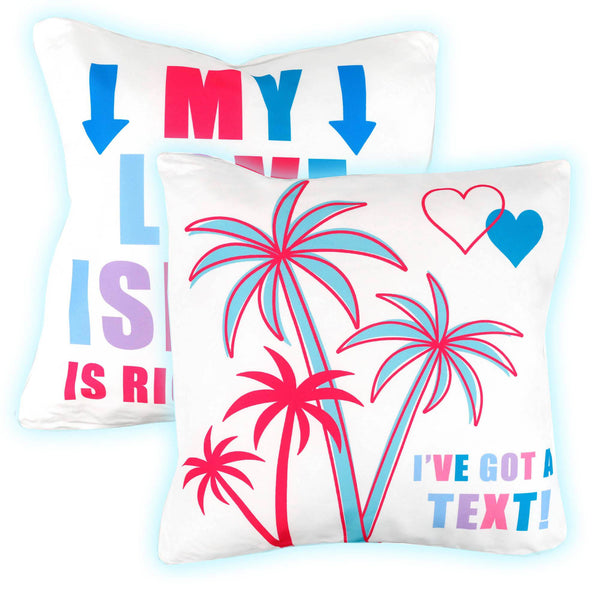 Pack of 2 My Love Island Cushion Covers