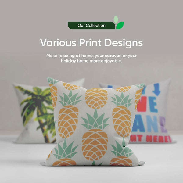 Pack of 2 My Love Island Cushion Covers