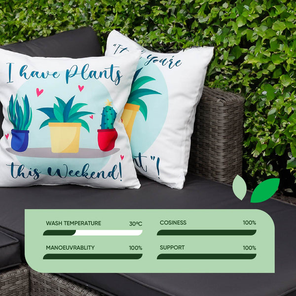 Pack of 2 Succulent Cushion Covers