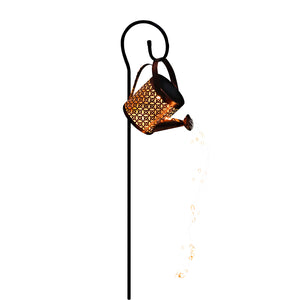 Solar Stake Light – Watering Can Cascade LED Garden Light