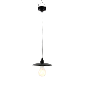 Timeless Hanging Solar Lamp – Vintage Style Outdoor Lantern with Warm White LED Filament