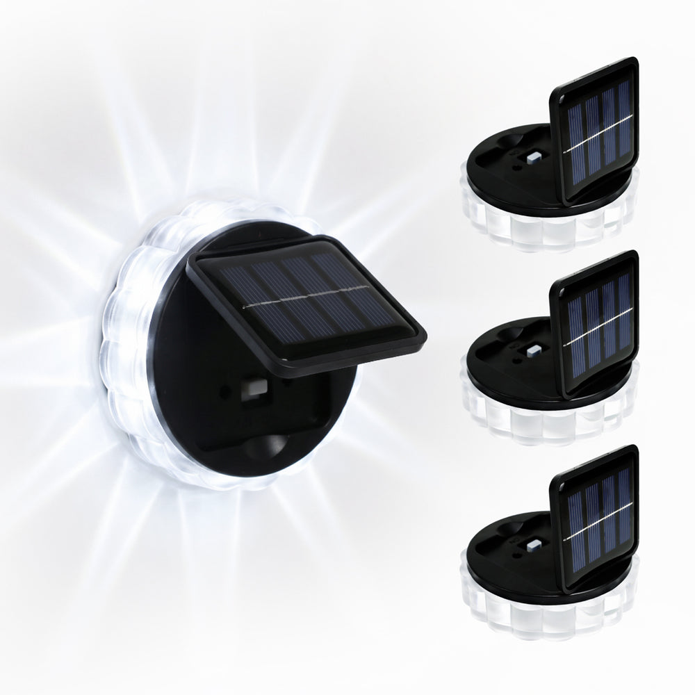 Solar Fence Lights – Star LED Wall Lights Pack of 4