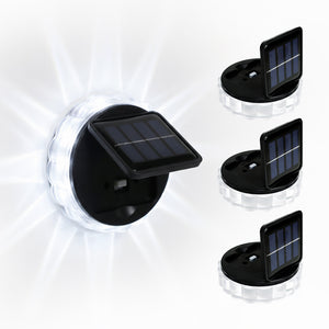 Solar Fence Lights – Star LED Wall Lights Pack of 4
