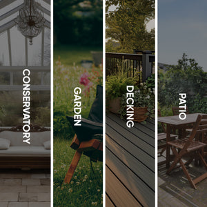 Pack of 4 Stone Effect Solar LED Deck & Ground Lights