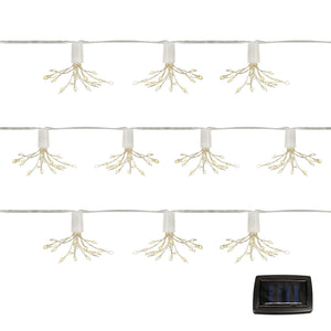 10-Piece Solar String Lights – 2m Solar Starburst LED Lights