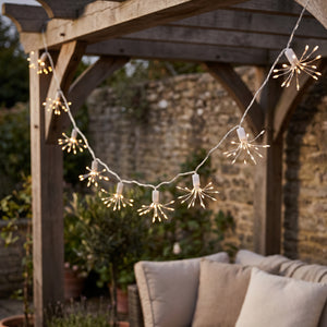 10-Piece Solar String Lights – 2m Solar Starburst LED Lights