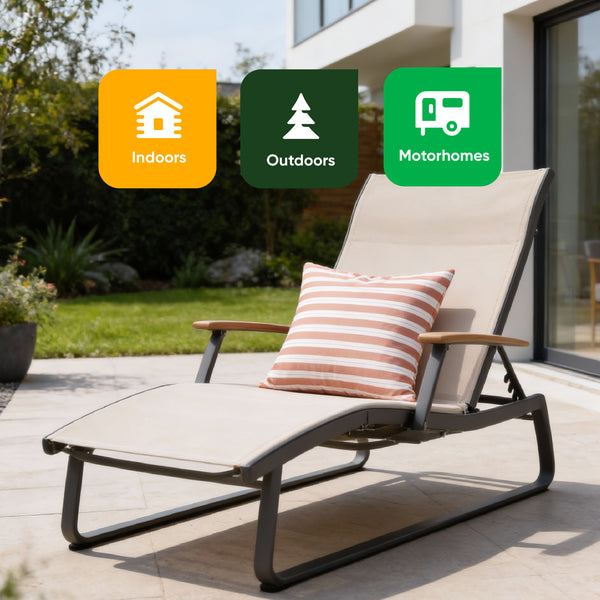 Pair of Outdoor Scatter Cushions - Red Stripe Design