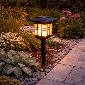 Solar Lantern – Triple Mount Flicker Flame LED Light