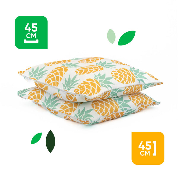 Pair of Outdoor Scatter Cushions – Pineapple Design