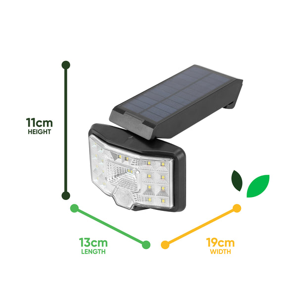 Solar Security Light – Swivel Motion Sensor LED Floodlight