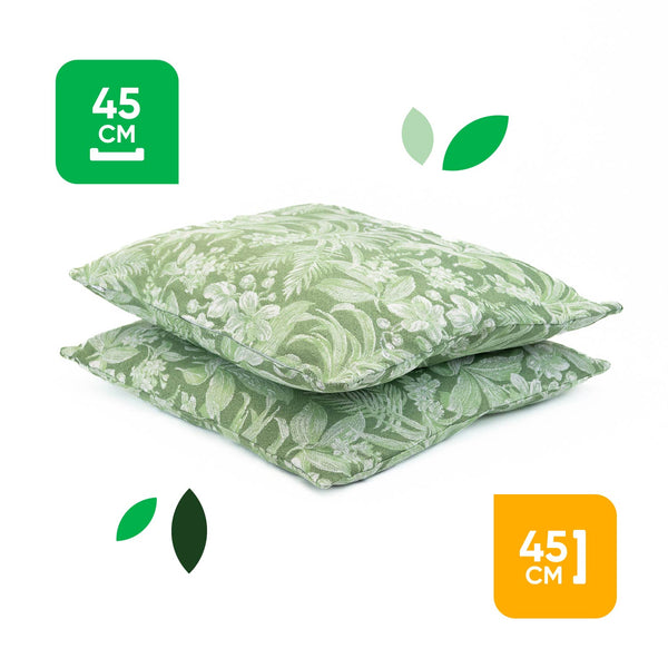 Pair of Outdoor Scatter Cushions – Floral Design