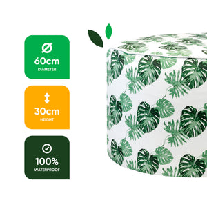 Outdoor Pouf Ottoman – Bali Inflatable Footstool
