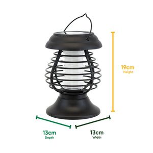 Solar Lantern – 2-in-1 Flame Effect Light & Bug Zapper