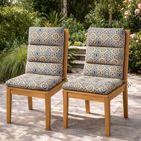 Pair of Outdoor Seat Cushion – Casablanca Full Length Chair