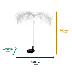 Pack of 4 Solar Jellyfish Stake Lights – Colour Changing LED Garden Lights