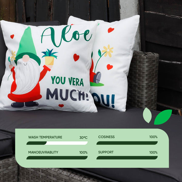 Pair of Outdoor Scatter Cushions – Gonk Design