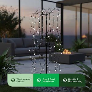 Solar Tree Light – Willow Tree with 200 LED Lights