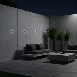 Solar Fence Lights – Star LED Wall Lights Pack of 4