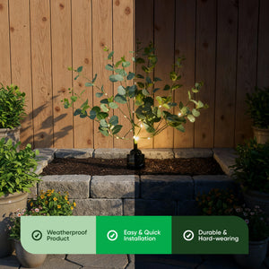 Solar Eucalyptus Tree Stake Light – Warm White LED Garden Light