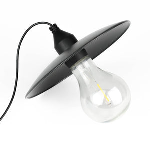 Timeless Hanging Solar Lamp – Vintage Style Outdoor Lantern with Warm White LED Filament